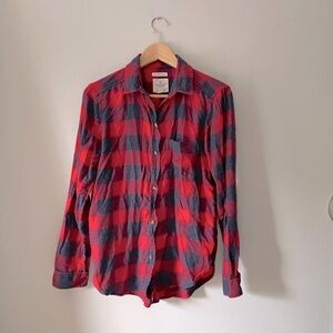 American Eagle Boyfriend Fit Amazingly Soft Flannel - sz S